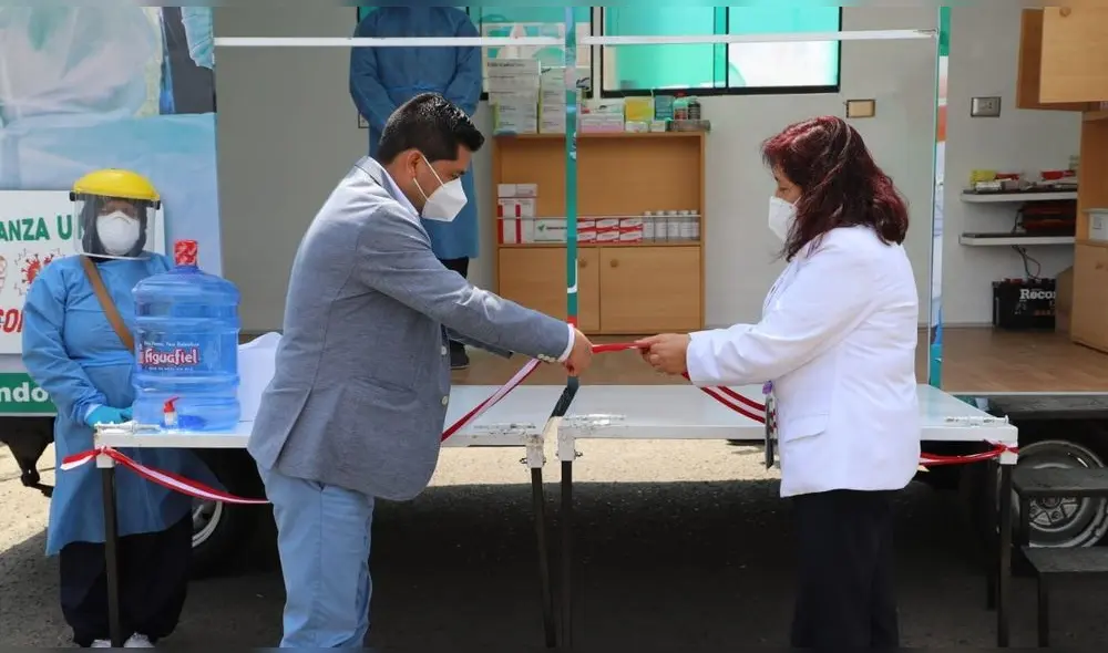 Fue el alcalde Martín Namay quien presentó esta adquisición e indicó que se busca apoyar con la atención cuando requiera el paciente, otorgándole medicina gratuita, previa receta médica.