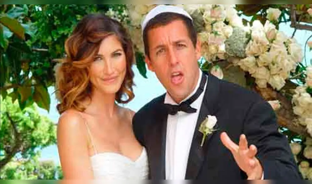 Adam Sandler y Jacqueline Titone se casaron en 2003, en una ceremonia en Malibú | Foto: Revista Hola
