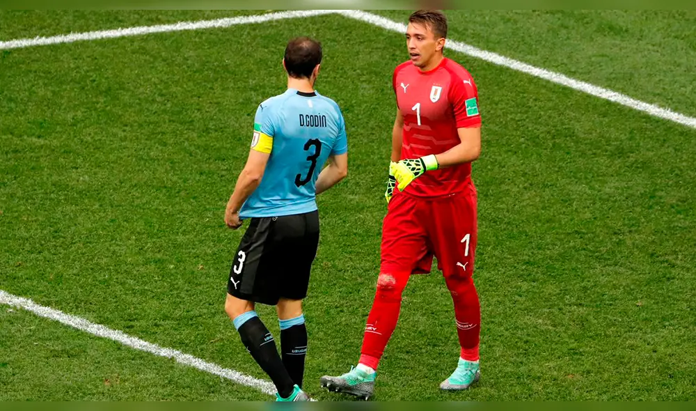 Diego Godín respaldó a Fernando Muslera tras blooper ante Francia