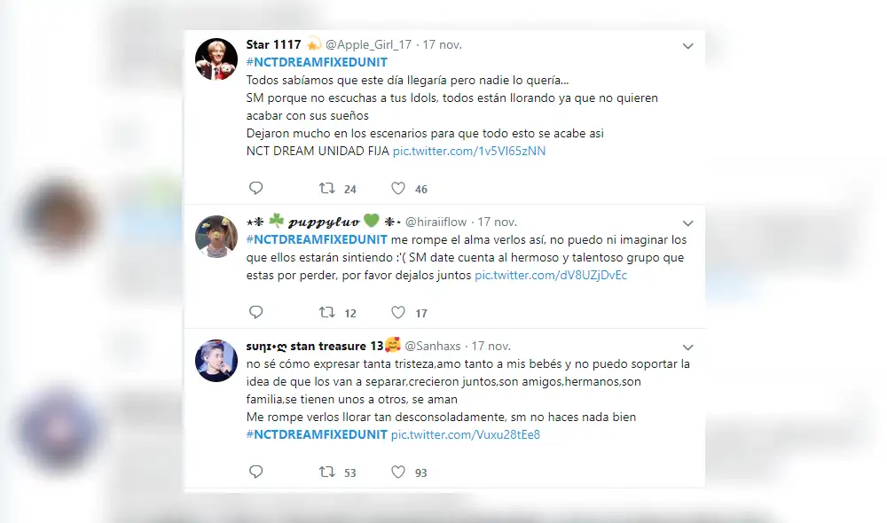 NCTzen viraliza pedido en redes para que NCT Dream se vuelva una unidad fija.