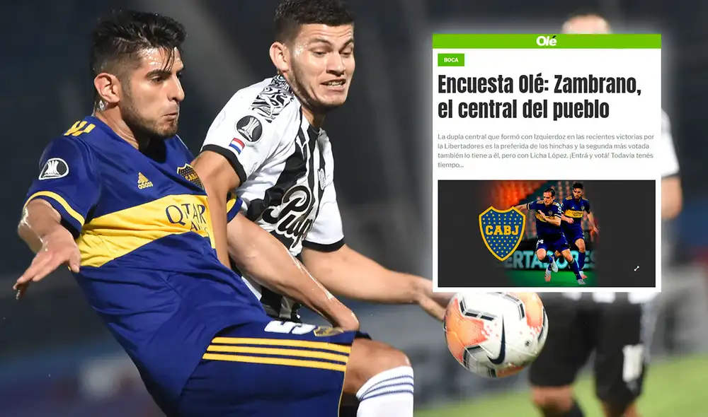 Carlos Zambrano: Diario Olé resalta el trabajo del peruano Carlos Zambrano: Diario Olé resalta el trabajo del peruano