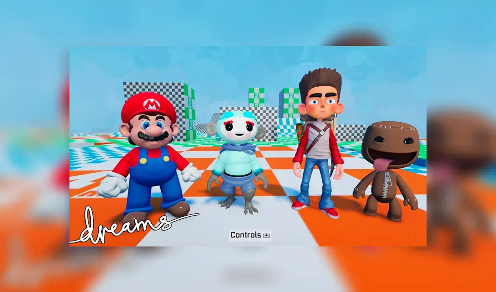 Puedes crear personajes.