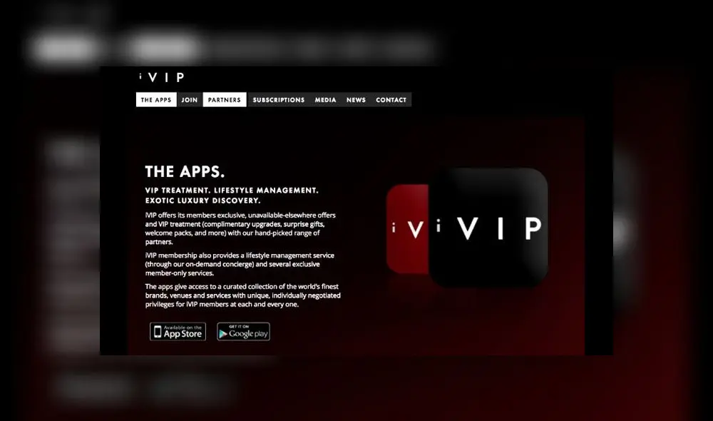 Vipblack disponible en Google Play y App Store.