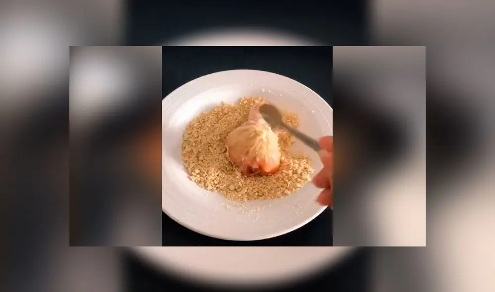 Desliza las imágenes para conocer la receta secreta del pollo broaster al estilo KFC. Foto: Fiorella Santillan/TikTok