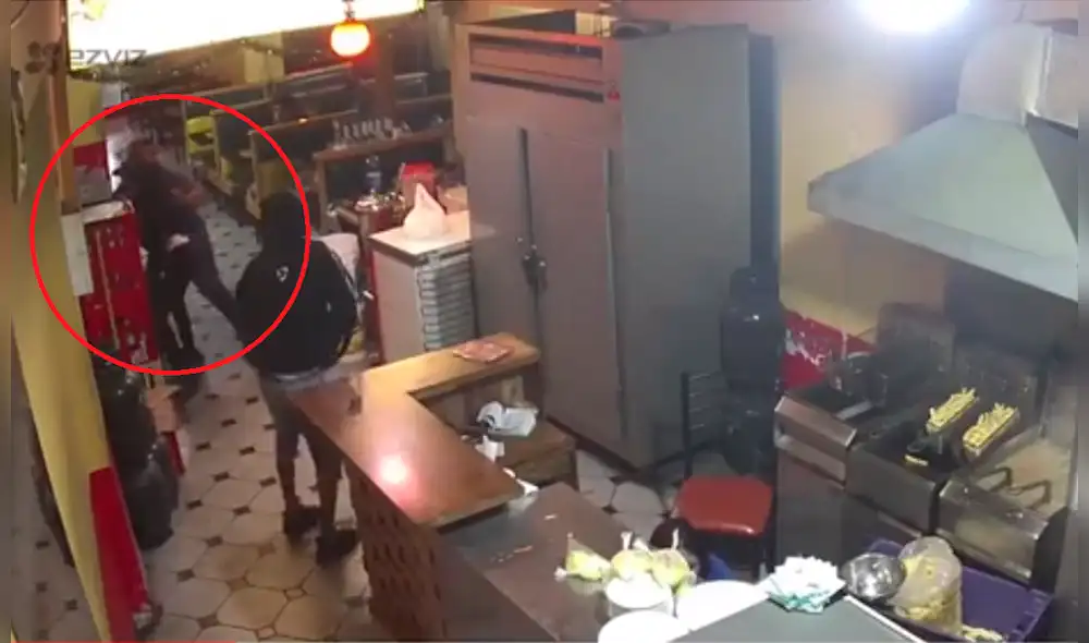 La Policía le sigue los pasos a los cómplices del sujeto capturado. (Foto: Captura video) La Policía le sigue los pasos a los cómplices del sujeto capturado. (Foto: Captura video)