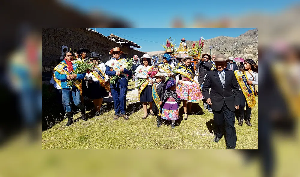 Alegría. Mayordomo de la fiesta, León Juvencio Macurí, llegado de Génova.