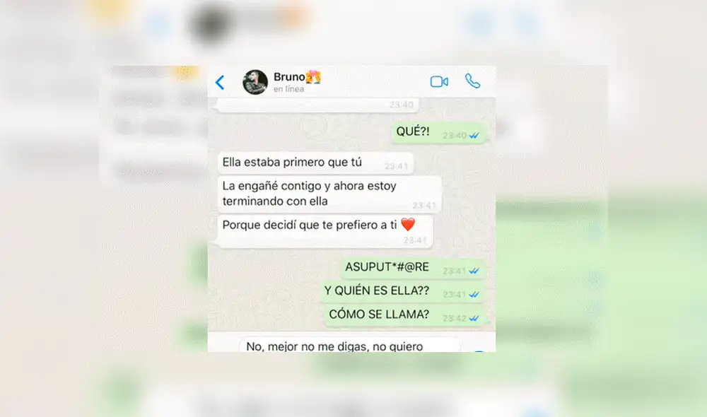 WhatsApp: Joven totalmente ebrio termina revelando oscuro secreto a su novia [FOTOS]