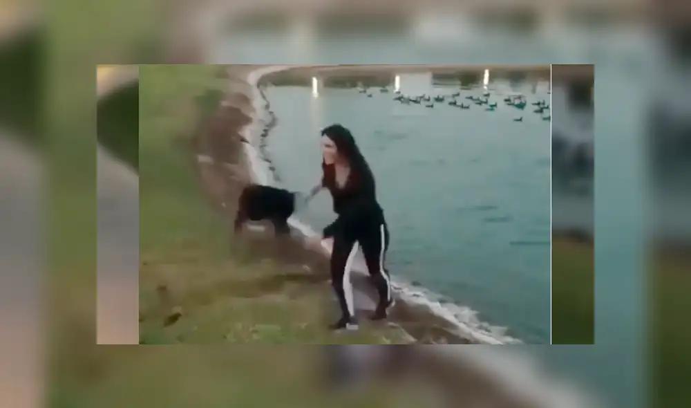 Facebook viral: joven sufre una terrible caída por cuidar a su perro [VIDEO]