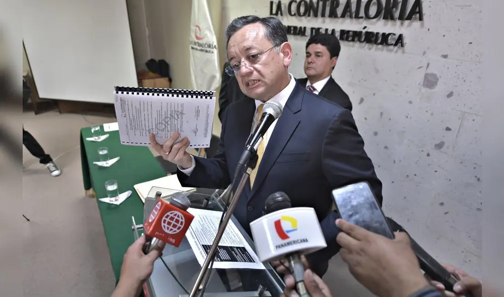 Alarcón estuvo al frente de la Contraloría General de la República entre el 2016 y el 2017. Foto: La República.