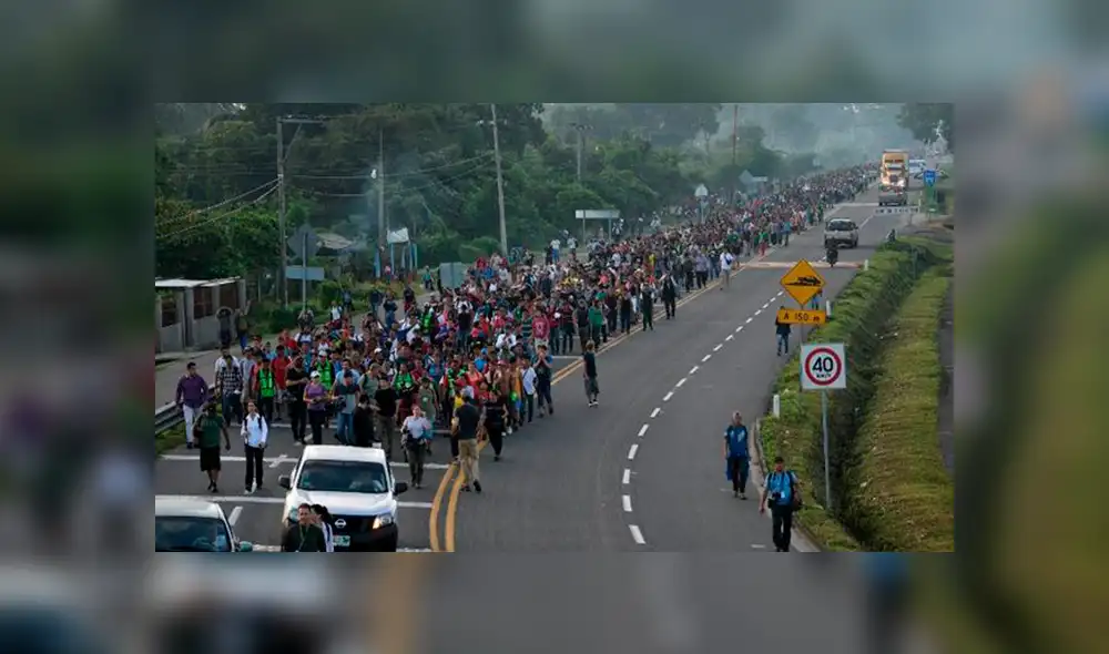 Caravana migrante: nuevo grupo con al menos 800 hondureños llega a México 