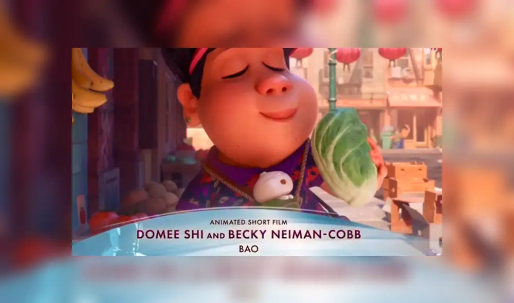 Oscar 2019: ¡Bao consiguió la estatuilla dorada a 'Mejor Corto Animado!