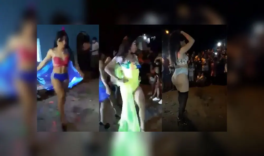 La mayoría de asistentes no portaba mascarillas. Ningún agente del orden acudió a controlar la situación. (Foto: Captura de video) La mayoría de asistentes no portaba mascarillas. Ningún agente del orden acudió a controlar la situación. (Foto: Captura de video)