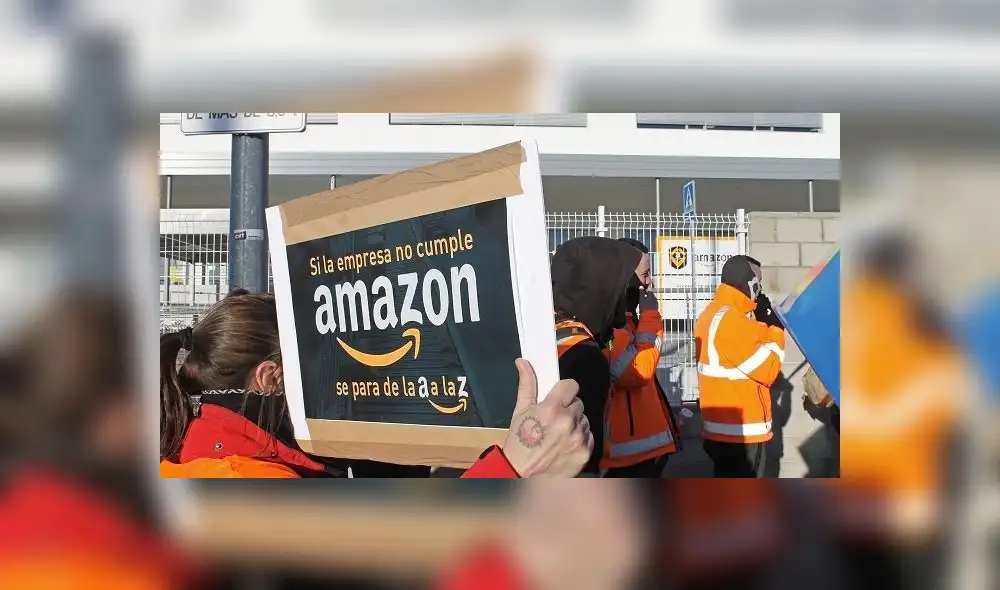 Trabajadores de Amazon iniciaron huelga en pleno Black Friday