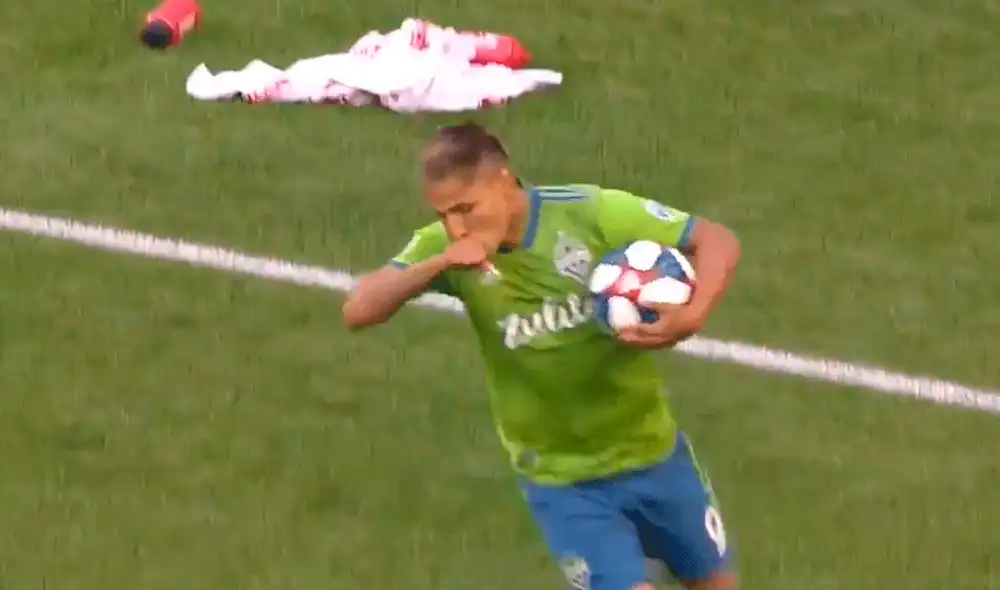 Raúl Ruidiaz marcó su octavo gol en la actual temporada de la MLS con el Seattle Sounders. | Foto: Fox Sports Raúl Ruidiaz marcó su octavo gol en la actual temporada de la MLS con el Seattle Sounders. | Foto: Fox Sports