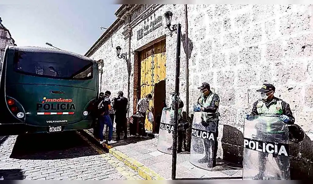 Irregular. Grupo de 29 personas ingresaron a Arequipa sin plena coordinación. Unos pasan cuarentena en hotel del Cercado.