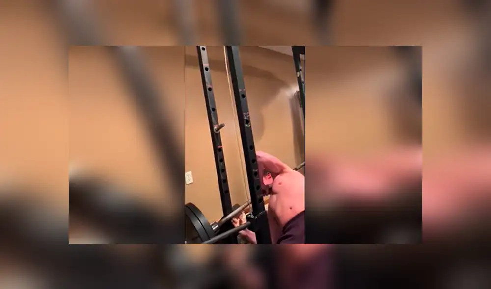 Tiktok viral: intenta presumir su nuevo gimnasio en casa y sufre terrible accidente que pudo costarle la vida