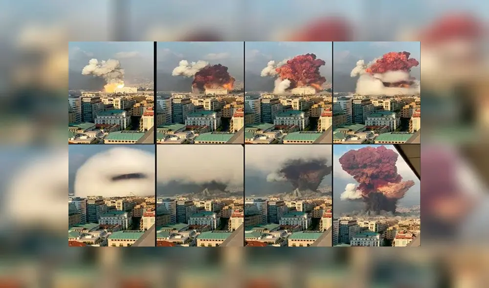 Más de 100 personas han perdido la vida tras las explosiones en Beirut. Foto: AFP Más de 100 personas han perdido la vida tras las explosiones en Beirut. Foto: AFP