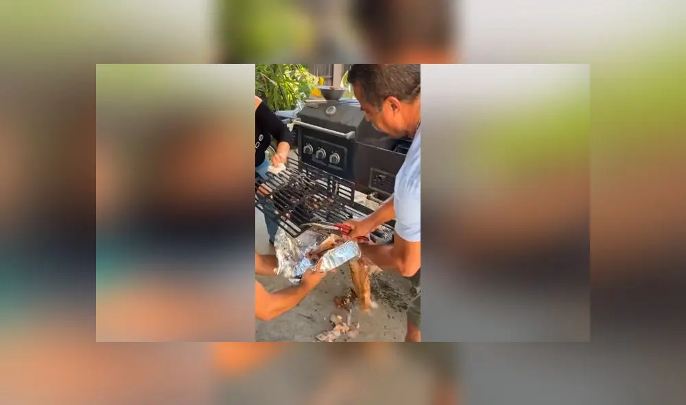Desliza las imágenes para ver el desastroso 'fail' que cometió un padre al intentar servir el almuerzo para su familia. Foto: Francisco Casillas/ TikTok Desliza las imágenes para ver el desastroso 'fail' que cometió un padre al intentar servir el almuerzo para su familia. Foto: Francisco Casillas/ TikTok