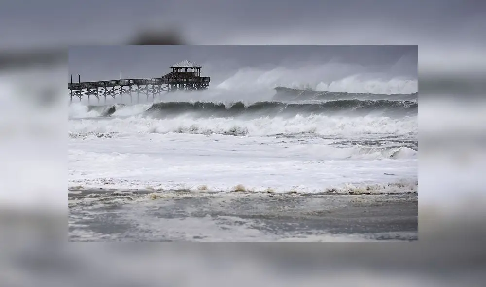Tormenta Tropical Arthur ha llegado a las costas del Atlántico. Foto: Difusión. Tormenta Tropical Arthur ha llegado a las costas del Atlántico. Foto: Difusión.