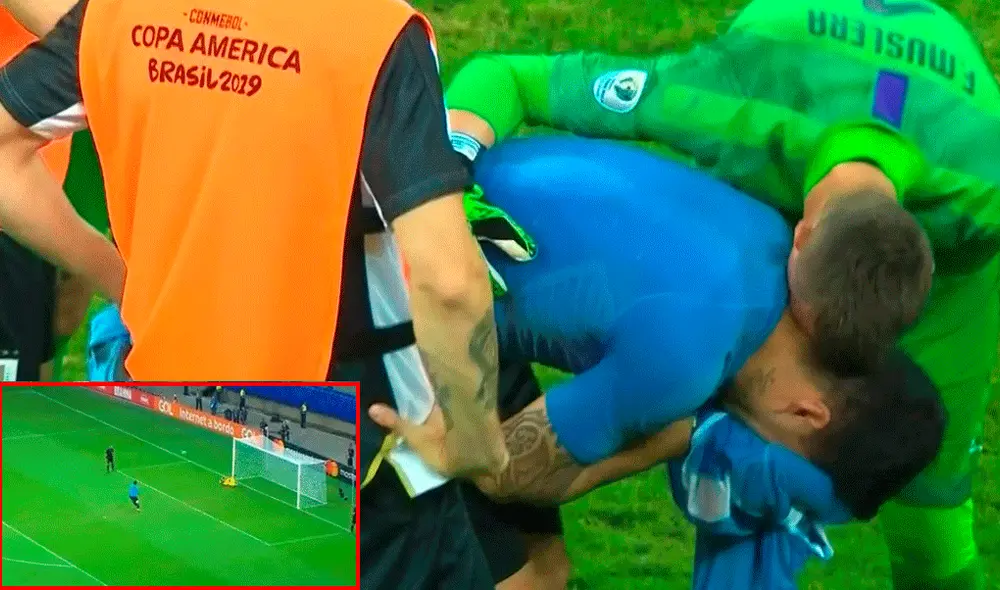 Luis Suarez lloró tras fallar el primer penal del Perú vs. Uruguay por cuartos de final de la Copa América 2019. Luis Suarez lloró tras fallar el primer penal del Perú vs. Uruguay por cuartos de final de la Copa América 2019.