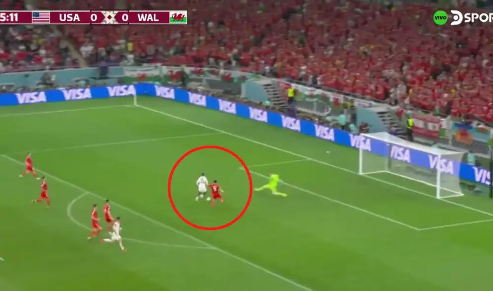 Timothy Weah juegan en el Lille de la Ligue 1 de Francia. Foto: captura DSports