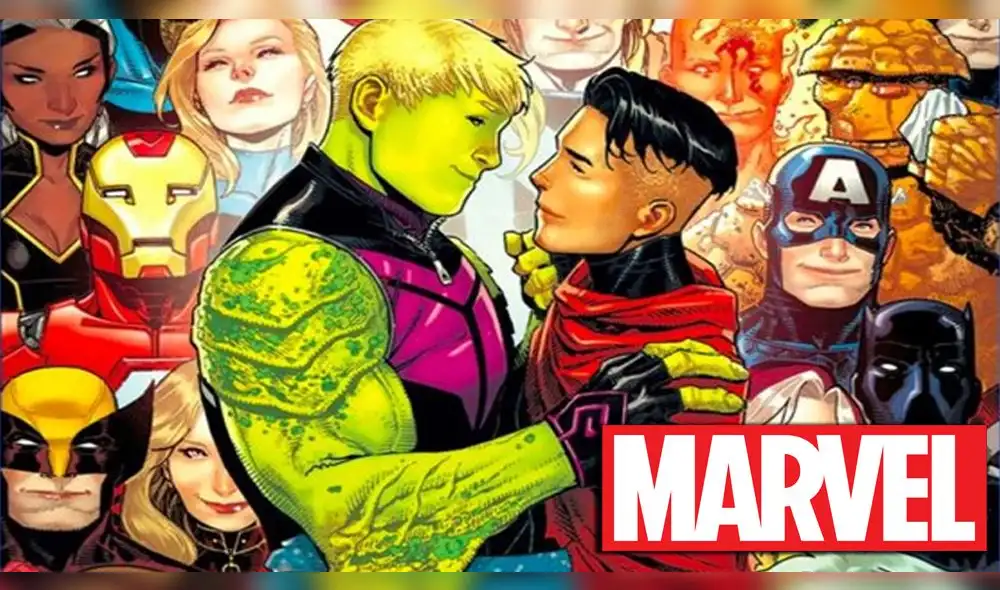 Hulkling y Wiccan protagonizarán nuevo matrimonio LGBT. Crédito: Marvel Comics