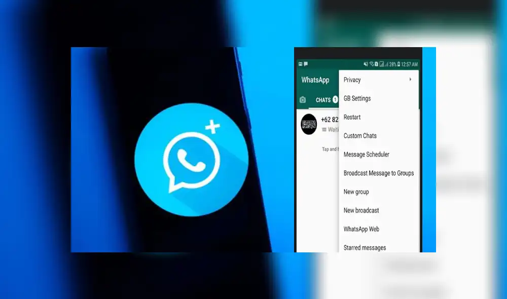 Si tuviste que descargar un mod de WhatsApp por medio de una APK y no una plataforma oficial, probablemente haya una buena razón de seguridad. Imagen: WhatsApp Plus blogspot/GB WhatsApp.