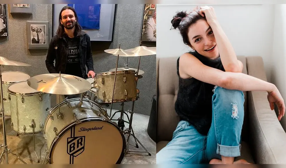 Jay Weinberg y Chloe Howcroft
