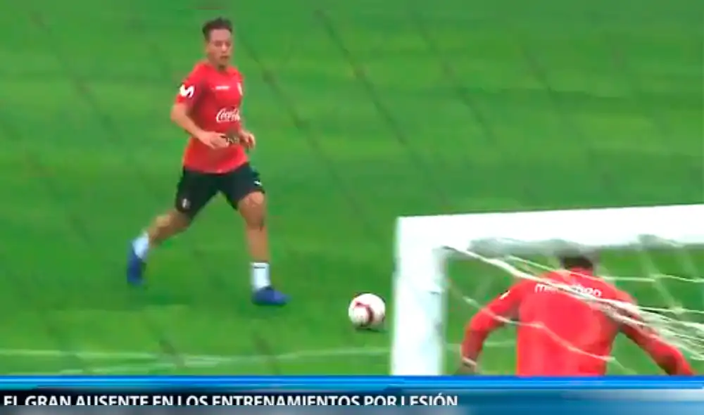 Perú vs Costa Rica: Benavente se lució en la práctica con un golazo [VIDEO]