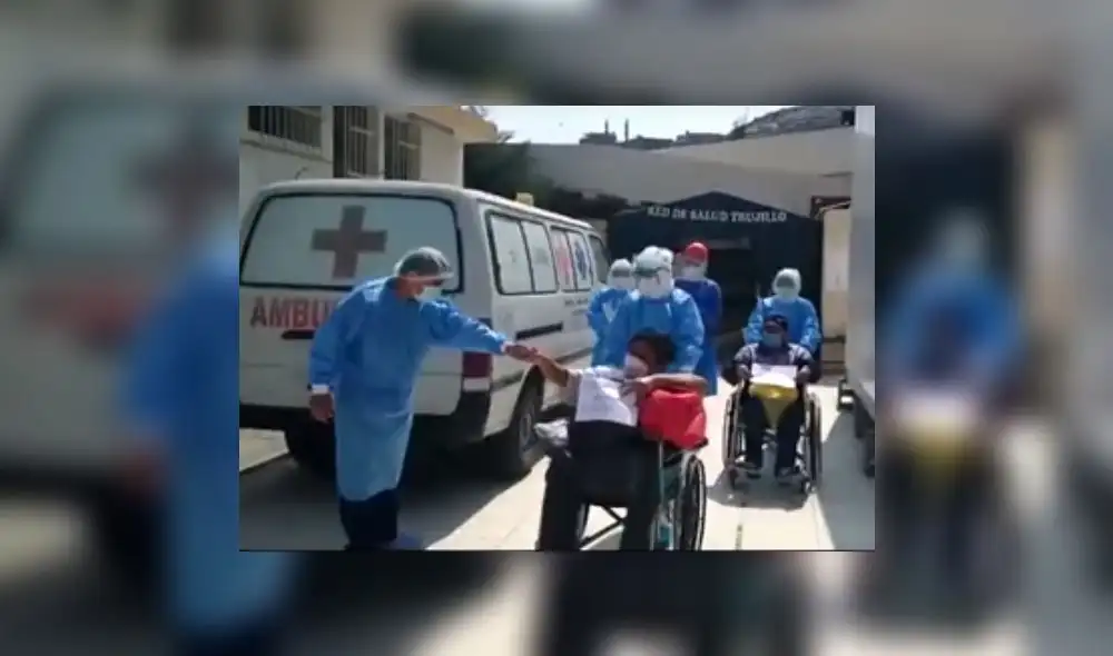 Dos hombres vencieron al coronavirus.