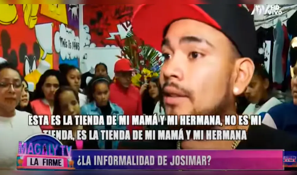 Josimar acusado de piratería por ofrecer pijamas bambas de Disney en Magaly TV, la firme