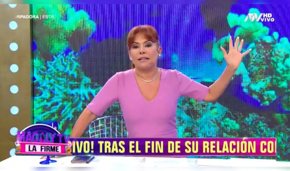 La periodista además garantizó que, en el hipotético que salga positivo para el coronavirus, no dejará de emitir su programa de espectáculos. (Foto: Captura ATV) La periodista además garantizó que, en el hipotético que salga positivo para el coronavirus, no dejará de emitir su programa de espectáculos. (Foto: Captura ATV)