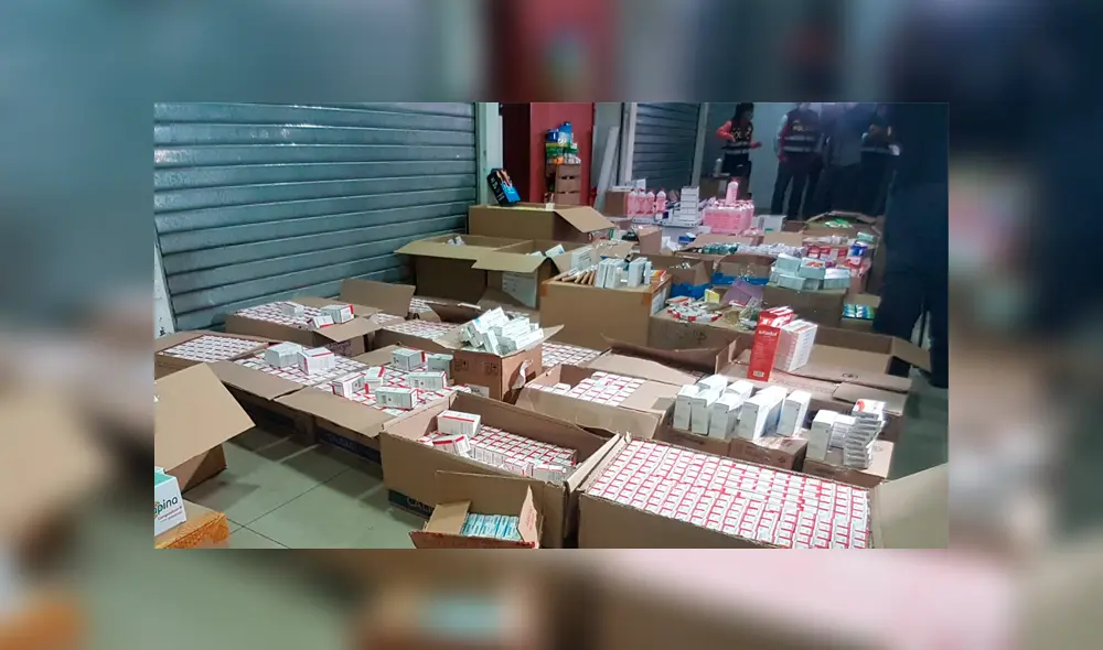 Incautan medicamentos contra COVID-19 en depósito de Cercado de Lima. Foto: URPI-GLR Incautan medicamentos contra COVID-19 en depósito de Cercado de Lima. Foto: URPI-GLR