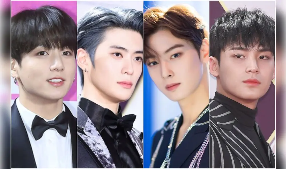 Jungkook BTS, Jaehyun NCT, Cha Eun Woo ASTRO, Mingyu SEVENTEEN, Dispatch