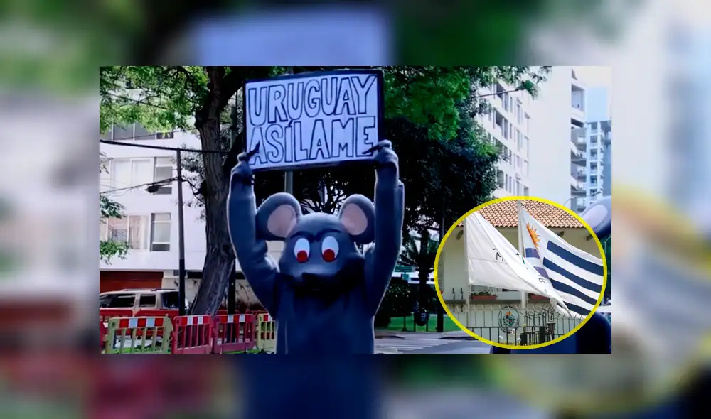 Facebook: "ratas" acudieron a la embajada de Uruguay para pedir "asilo" al igual que Alan García [VIDEO]