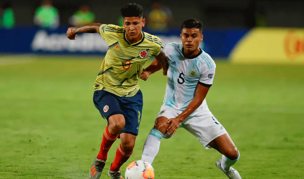 Argentina vs. Colombia Sub-23 EN VIVO: albiceletes y cafeteros juega por el Preolímpico Sudamericano 2020. | Foto: EFE Argentina vs. Colombia Sub-23 EN VIVO: albiceletes y cafeteros juega por el Preolímpico Sudamericano 2020. | Foto: EFE