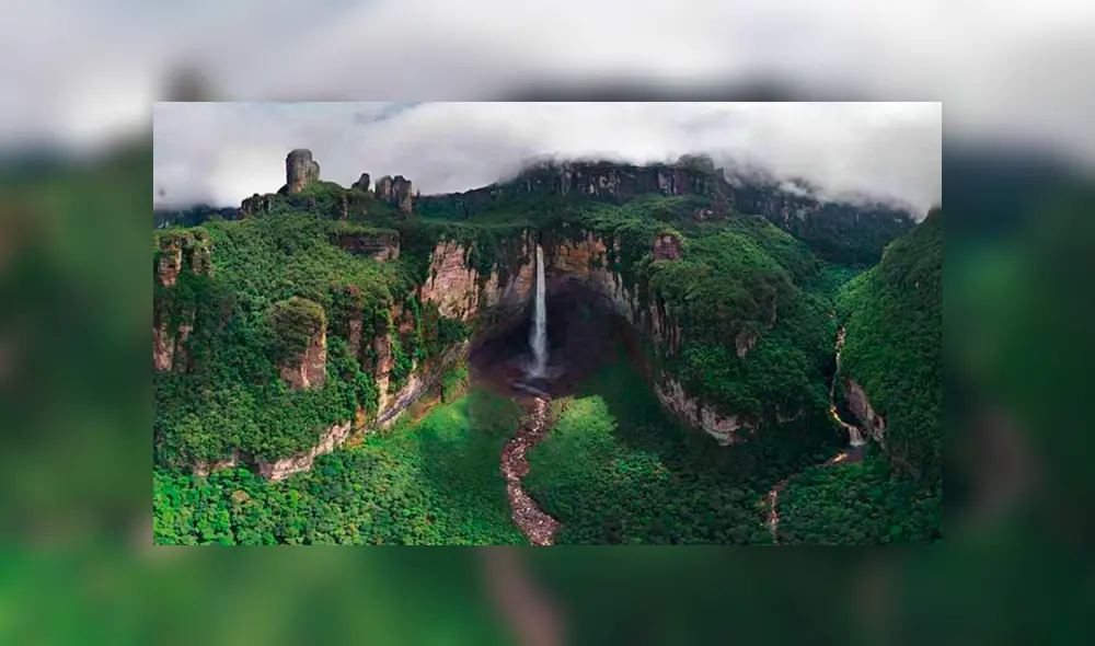 Desliza las imágenes para ver cómo luce realmente las famosas ‘Cataratas del paraíso’ de la película Up! Fotocapturas: Google Maps.