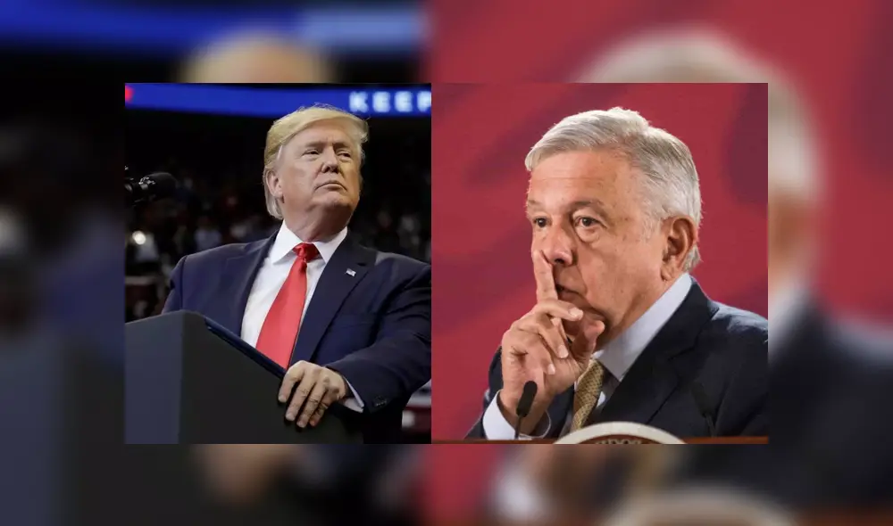 AMLO en conversaciones con Donald Trump. (Foto: Composición)