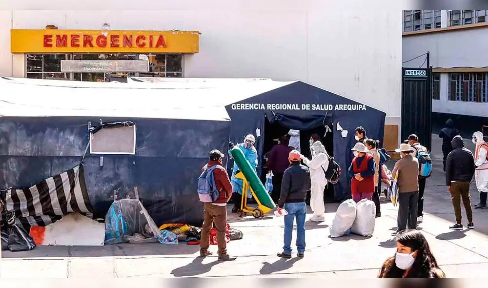 HOSPITALES AL TOPE. Los nosocomios del sur han empezado a colapsar y otros están al borde de superar la capacidad de respuesta para atender a pacientes críticos con coronavirus