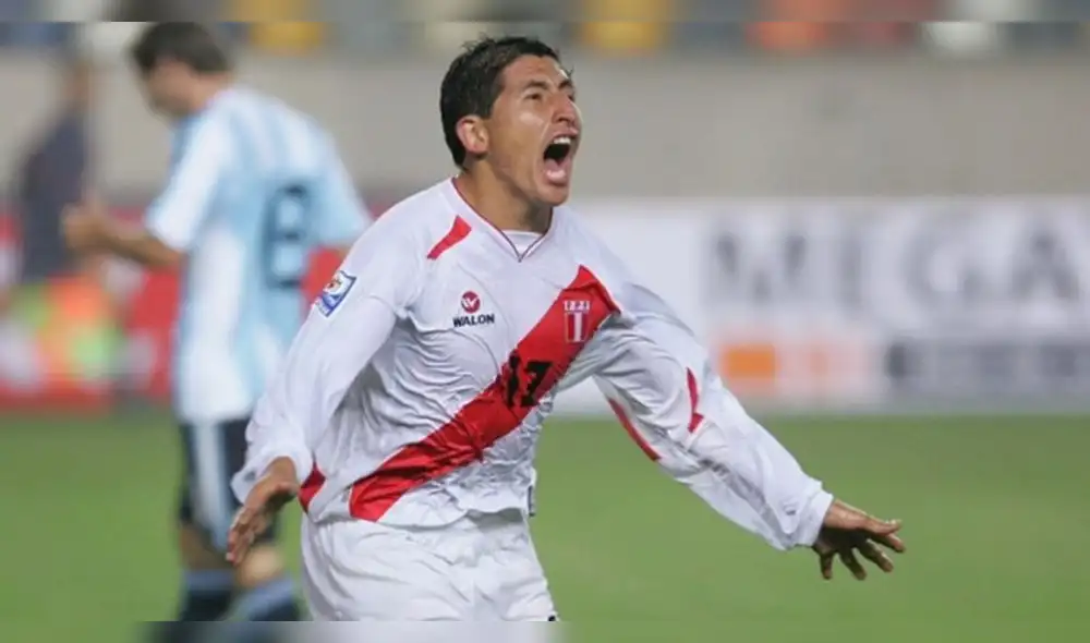 Johan Fano anotó el gol del empate en los minutos de descuento ante Argentina en 2008. Foto: Líbero
