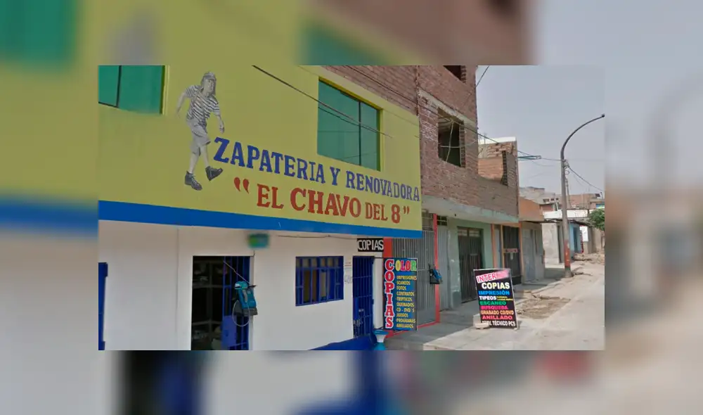 Google Maps: zapatería en Perú lleva el nombre del ‘Chavo del Ocho’ y su aspecto emociona a fans