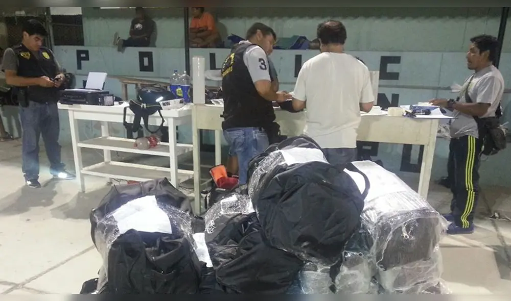 Incautan media tonelada de droga en Piura.