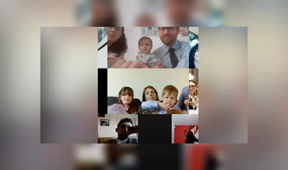 Desliza las imágenes hacia la izquierda para apreciar el momento especial de una pareja al celebrar su boda virtual. Desliza las imágenes hacia la izquierda para apreciar el momento especial de una pareja al celebrar su boda virtual.