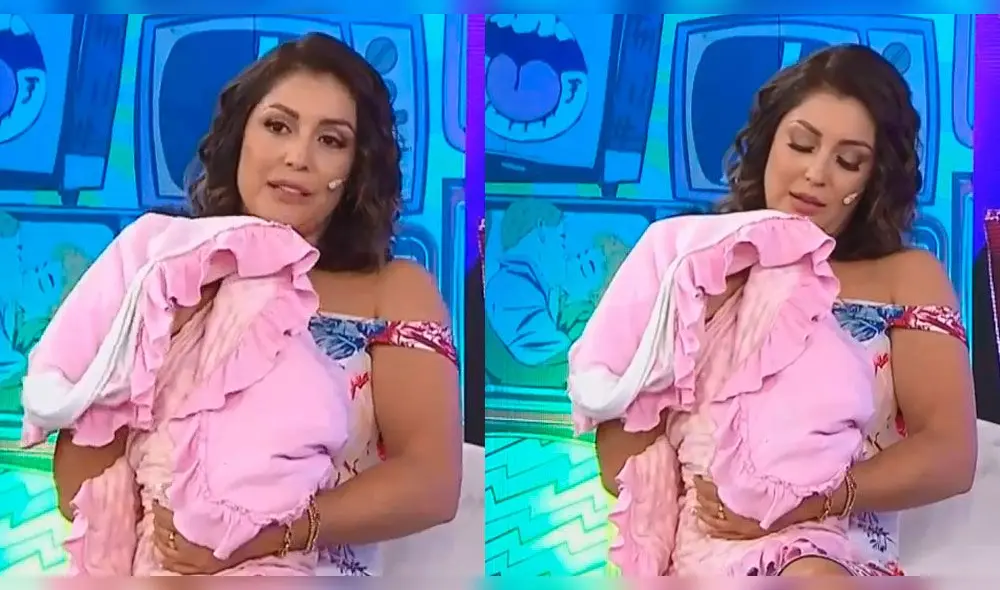 Karla Tarazona se conmueve con historia de bebé Karla Tarazona se conmueve con historia de bebé