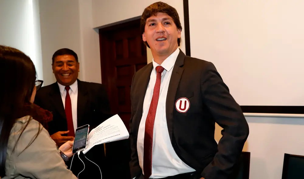 Jean Ferrari confirmó el apoyo de Universitario de Deportes hacia los nuevos estatutos de la FPF. | Foto: GLR Jean Ferrari confirmó el apoyo de Universitario de Deportes hacia los nuevos estatutos de la FPF. | Foto: GLR