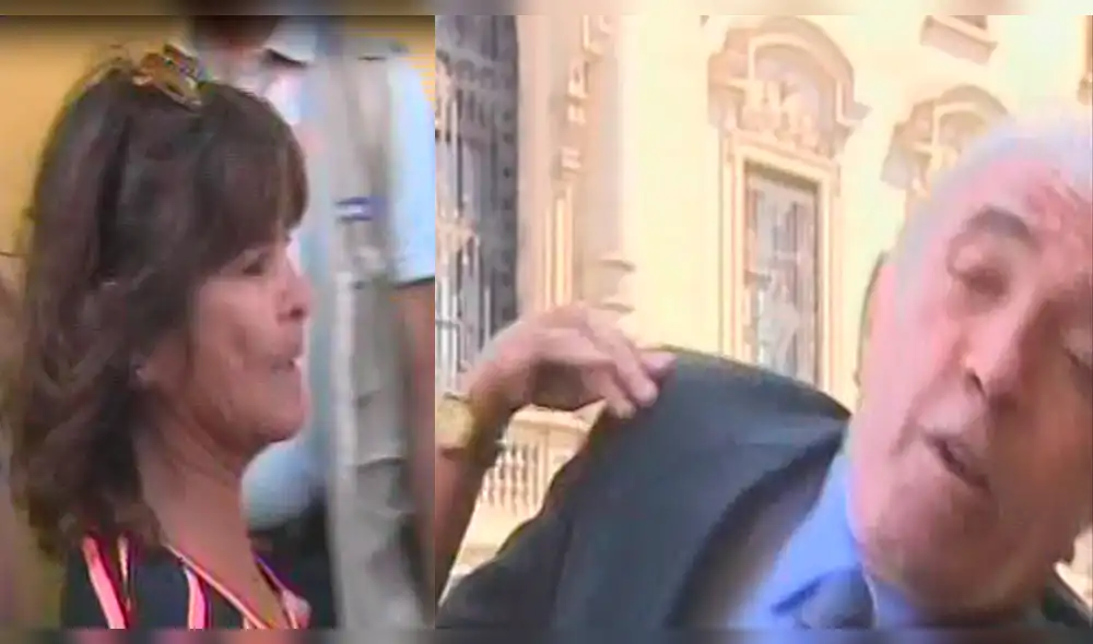 Guido Lombardi recibió manotazo de mujer tras abandonar Palacio [VIDEO]