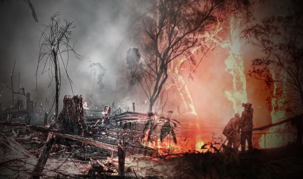Incendios forestales en Australia y Amazonía fueron provocados en gran parte por culpa de la actividad humana, afirman expertos. Foto: Composición