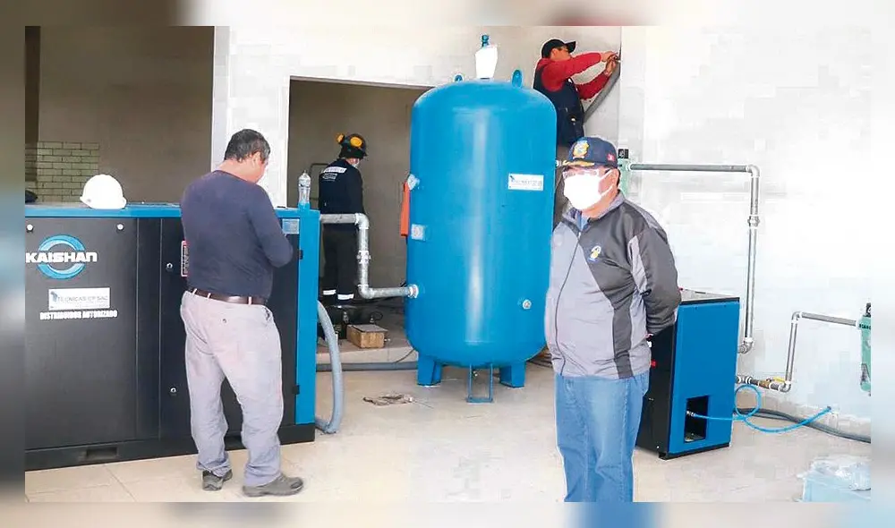 Respiran. Moquegua y Juliaca cuentan con plantas de oxigeno medicinal después de 6 meses.