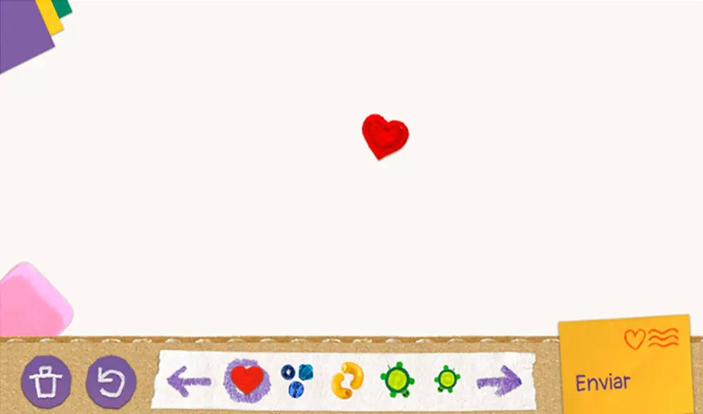 Puedes elegir diferentes motivos como corazones, flores o botones, para crear figuras o letras.