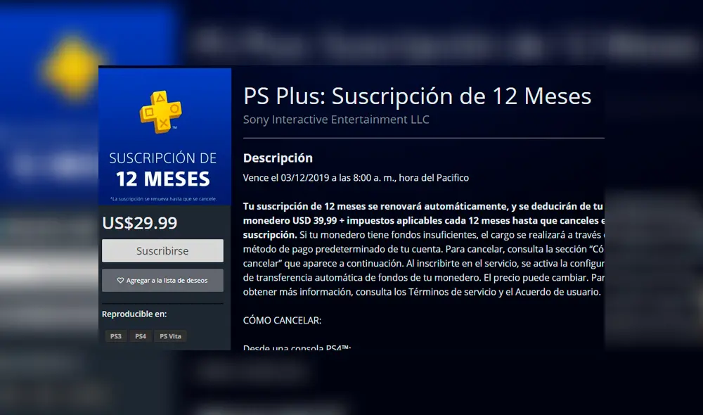 PS4 inicia con las promociones de Black Friday y anuncia oferta en membresía anual de PlayStation Plus PS4 inicia con las promociones de Black Friday y anuncia oferta en membresía anual de PlayStation Plus